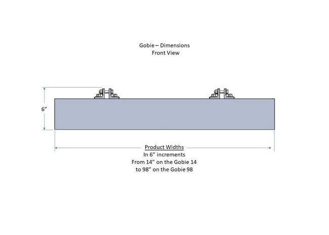 Gobie™ 44 Inch (in) Width Magnetic Sweeper Bar - Image 2