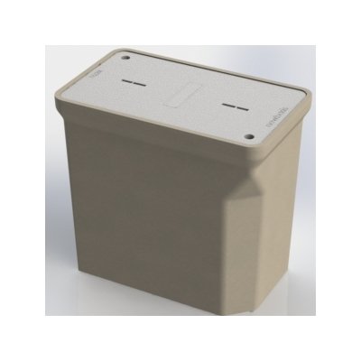 Polymer Concrete Handhole Assembly - 19 13/16 in. Opening Length - Image 1