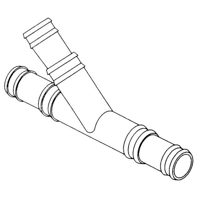 Nylon Y Hose Connector 4 Inch - Image 2