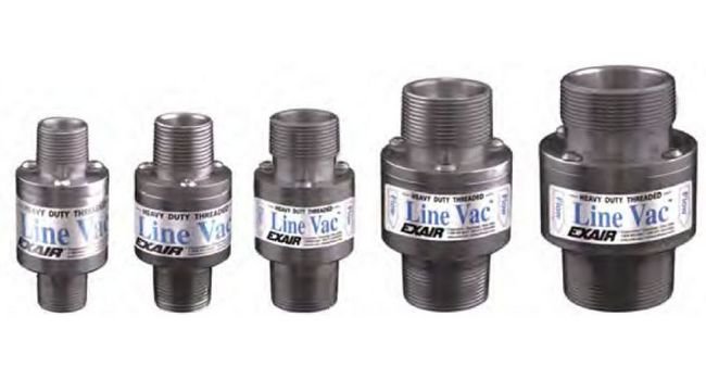 Heavy Duty Threaded Line Vac Conveyor - 1-1/4 NPT Inlet - Image 1
