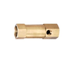 Heavy-Duty Brass In-line Check Valve, 3/4 inch Inlet Size - Image 1