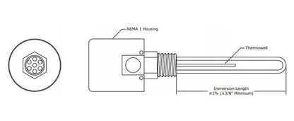 Acrolab HIMS Screw Plug Immersion Heater - Image 2