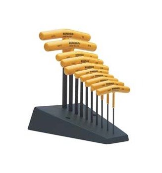 Bondhus T-Handle Hex Key Set, 3/32-3/8 in, 10-Piece - Image 1