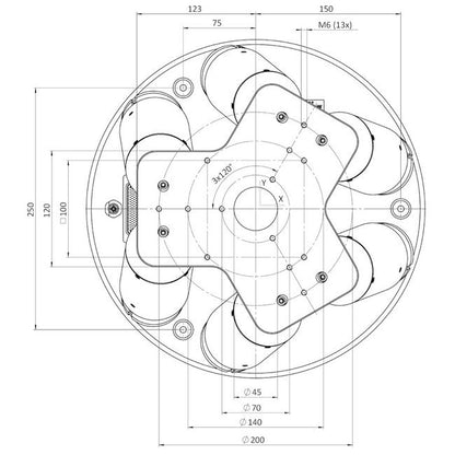 High-Precision H-820 Hexapod 6-Axis Positioning Stage - Image 2