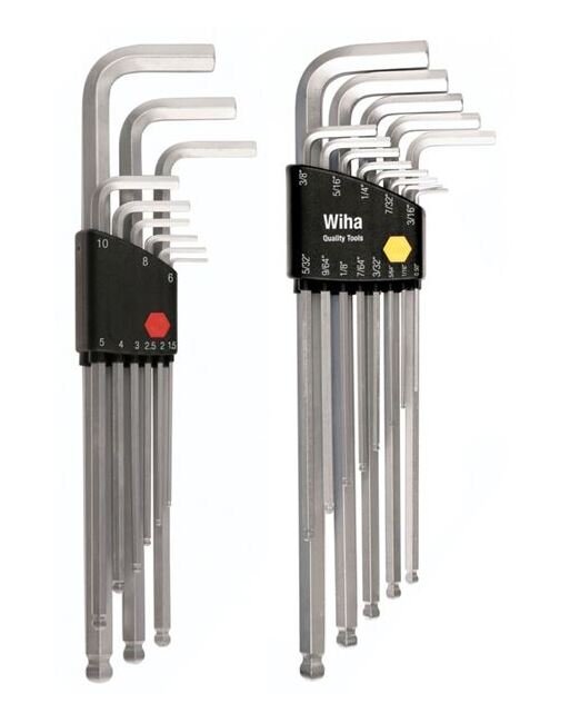 Wiha 22 Piece Ball End Hex L-Key Set - Image 1