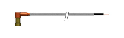 12-18 kVDC Ruggedized PeeWee Series High Voltage Single Pin Connector - Image 1