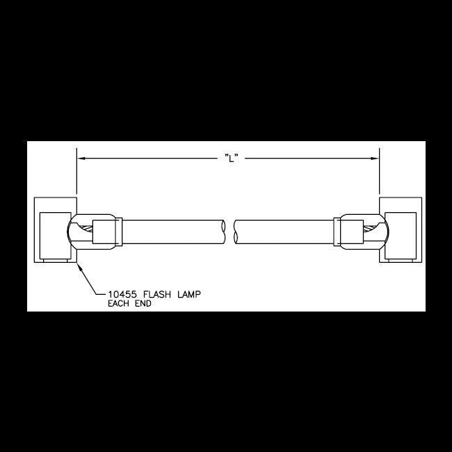 4mm Double Ended Flash Lamp Molded Plug - Image 2