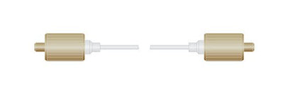 12 kVDC PeeWee Series Threaded Double-Ended Plug Cable Assembly - Image 1