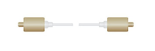 12 kVDC PeeWee Series Threaded Double-Ended Plug Cable Assembly - Image 1