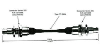 High Voltage Female Cable Assembly - 15 kVDC Series 531