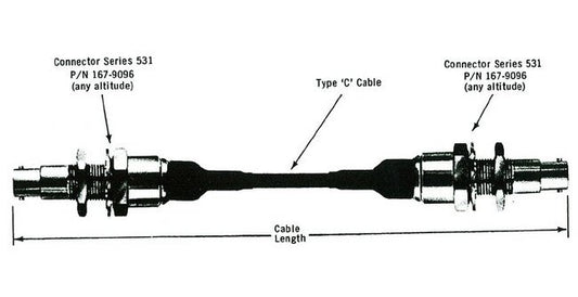 High Voltage Female Cable Assembly - 15 kVDC Series 531 - Image 1