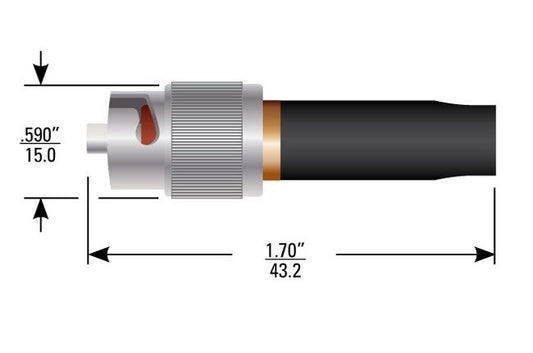 310 Series Plug Kit, Shielded - High Voltage Single Pin Connector - Image 1