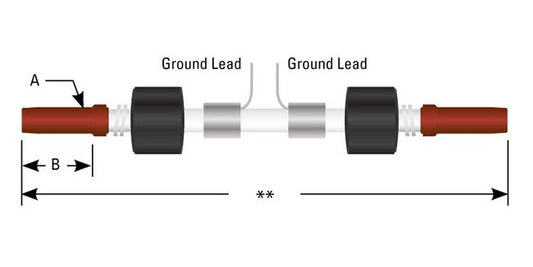 High Voltage Double-Ended Cable Assembly, 15 kVDC - Image 1
