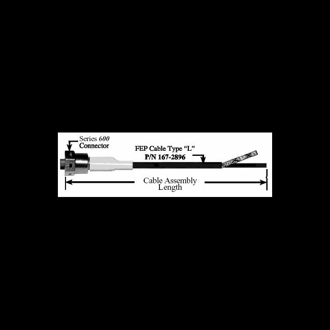 High Voltage 600 Series Hex Plug Cable Assembly - Image 1