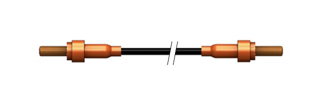 High Voltage Single Pin Connector - 12-18 kVDC - Ruggedized PeeWee Series - Image 1