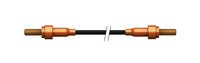 High Voltage Single Pin Connector - 12-18 kVDC - Ruggedized PeeWee Series