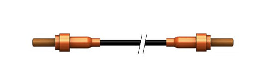 High Voltage Single Pin Connector - 12-18 kVDC - Ruggedized PeeWee Series - Image 1