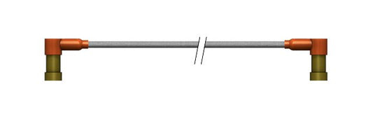 High Voltage Right Angle Receptacle - Ruggedized PeeWee Series - Image 1