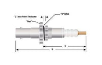 531 Series Sealed Front Mount Panel Connector