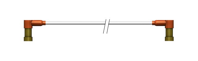 Ruggedized PeeWee Series High Voltage Single Pin Connector - Image 1