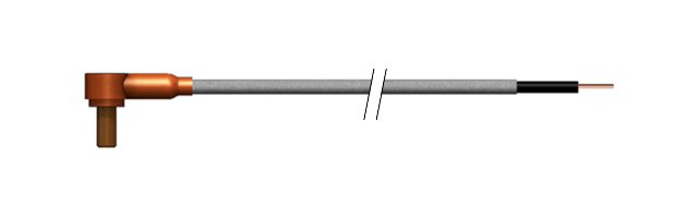 High Voltage Single Pin Connector - Ruggedized PeeWee Series - Image 1