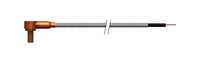 High Voltage Single Pin Connector - Ruggedized PeeWee Series