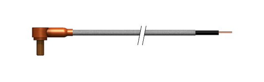 High Voltage Single Pin Connector - Ruggedized PeeWee Series - Image 1