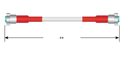 Shielded Double-Ended 610 Series Cable Assembly - Image 1