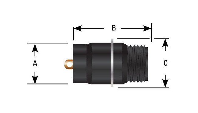 C 735 High Voltage Receptacle Assembly - Image 1