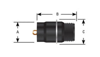 C 735 High Voltage Receptacle Assembly