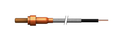 High Voltage Single Pin Connector - Ruggedized PeeWee Series - Image 1