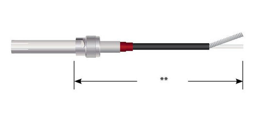 25 kVDC Single-Ended Bayonet High Voltage Cable Assembly - Image 1