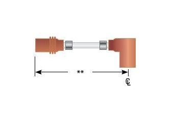 15 kVDC SID Series Double-Ended Hybrid Plug Cable Assembly - Image 1