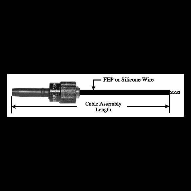 Series 737 15kVDC Single Pin High Voltage Cable Assembly - Image 1