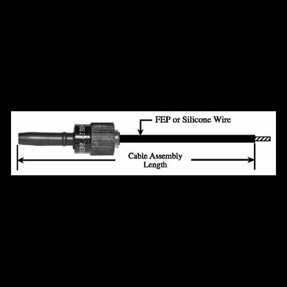 Series 737 15kVDC Single Pin High Voltage Cable Assembly - Image 1