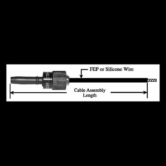 Series 737 15kVDC Single Pin High Voltage Cable Assembly - Image 1