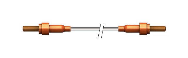 Ruggedized PeeWee Series High Voltage Single Pin Connector - Image 1