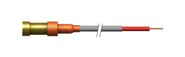 12-18 kVDC Ruggedized PeeWee High Voltage Single Pin Connector - Image 1