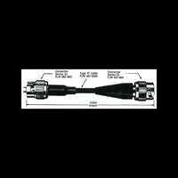 High Voltage Coaxial Cable Assembly | 6.5 & 15 kVDC - Series 31, 310, 311 Connectors