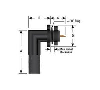 Series 720 Sealed Receptacle Right Angle Connector