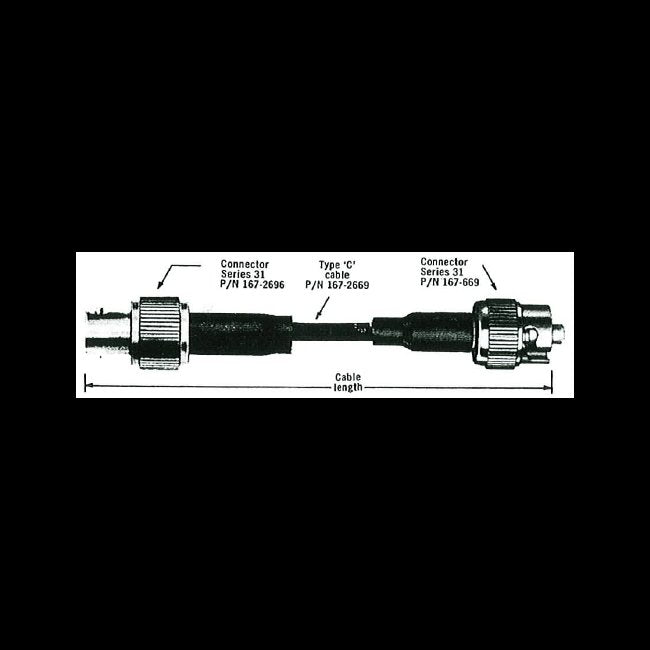 31 Series Double-Ended Plug Cable Assembly - High Voltage Connector - Image 1