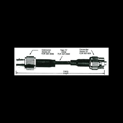31 Series Double-Ended Plug Cable Assembly - High Voltage Connector - Image 1