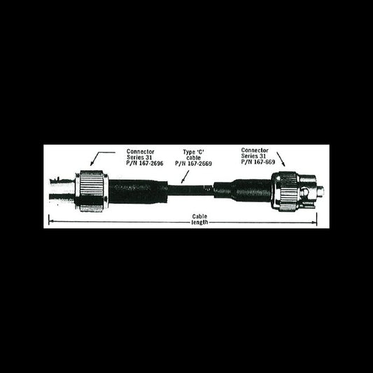 31 Series Double-Ended Plug Cable Assembly - High Voltage Connector - Image 1