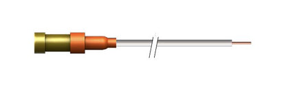 High Voltage Single Pin Connector - 12-18 kVDC Ruggedized PeeWee Series - Image 1