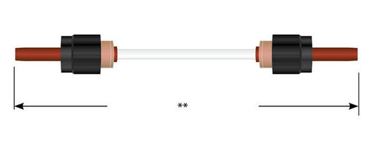 720 Series Double-Ended High Voltage Cable Assembly - Image 1