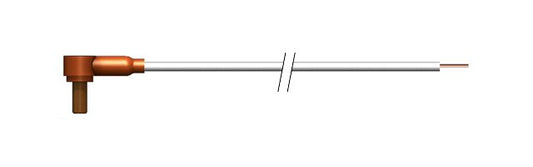 12-18 kVDC Ruggedized PeeWee High Voltage Single Pin Connector - Image 1