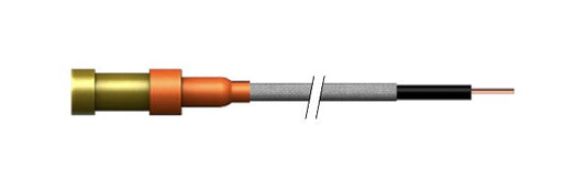 High Voltage Single Pin Connector - Ruggedized PeeWee Series - Image 1