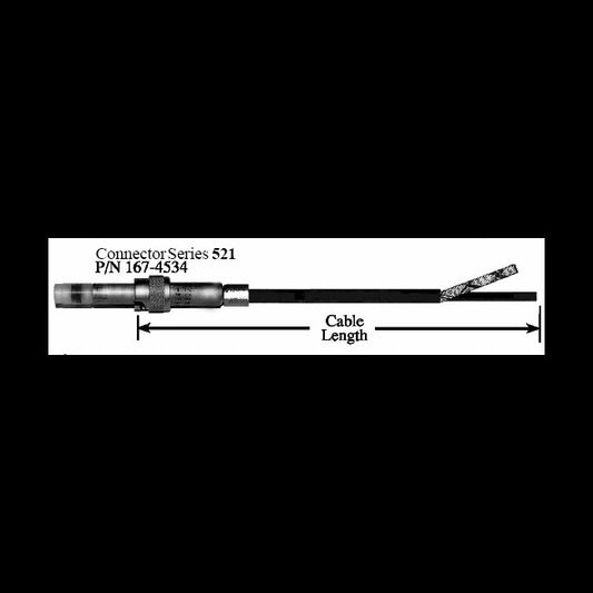 High Voltage Series 521 Female Stub Cable Assembly - Image 1