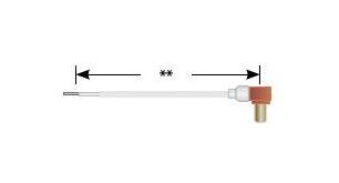 12kVDC PeeWee Series Right Angle Plug Cable Assembly - Image 1