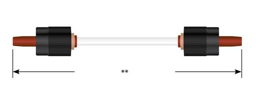 High Voltage Double-Ended Cable Assembly - Series 730/830 LGHâ¢ Compatible - Image 1